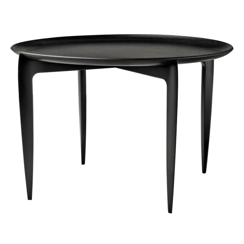 Plateau pliable Ø60cm, Noir