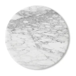 Plateau Wire Stool VP11 Ø38 cm, Bianco Carrara marbre