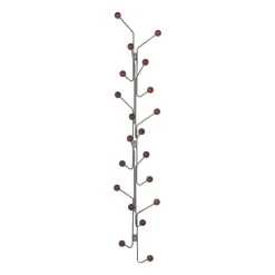 Porte vêtements Bill Vertical, Vert-marron foncé