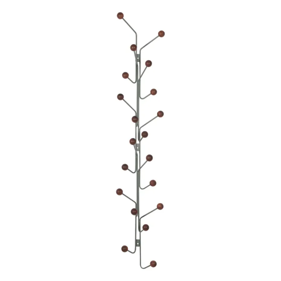 Porte vêtements Bill Vertical, Vert-marron foncé