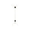 Porte-manteau Babe, Blanc-ceinture cuir noir