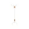 Porte-manteau Babe, Blanc-ceinture cuir naturel