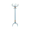Porte-manteau Babe, Ceinture cuir bleu-naturel