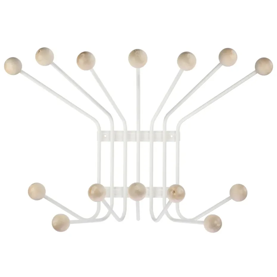 Porte-manteau Bill L, blanc