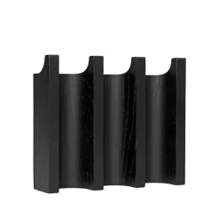 Porte-manteau Column, oak black lacquered