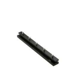 Porte-manteau Cutter, Chêne noirci, 5 pcs boutons
