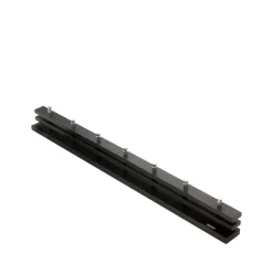 Porte-manteau Cutter, Chêne, teinté noir, 7 pcs boutons