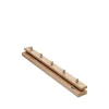 Porte-manteau Cutter, Chêne, 5 pcs boutons