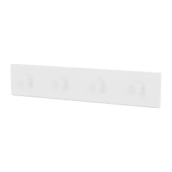 Portemanteau Montana Coat Racks 4 crochets, Snow