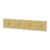 Portemanteau Montana Coat Racks 4 crochets, Cumin