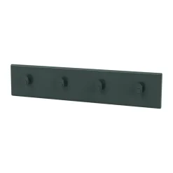 Portemanteau Montana Coat Racks 4 crochets, BlackJade