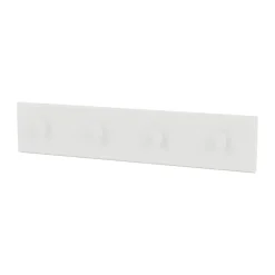 Portemanteau Montana Coat Racks 4 crochets, White