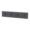 Portemanteau Montana Coat Racks 4 crochets, Coal