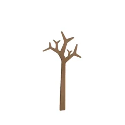 Porte-manteau mural Tree junior, Chêne laqué transparent