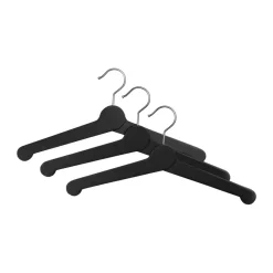 Porte-manteau Nostalgi, 3 pièces, Noir