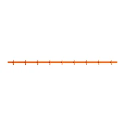 Porte-manteau Relief large 123 cm, Orange