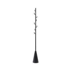 Porte-manteau sur pied Ava, gris