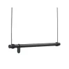 Porte-manteau Swing, oak black, m, corde black