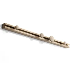 Porte-manteau Track 90 cm, chêne