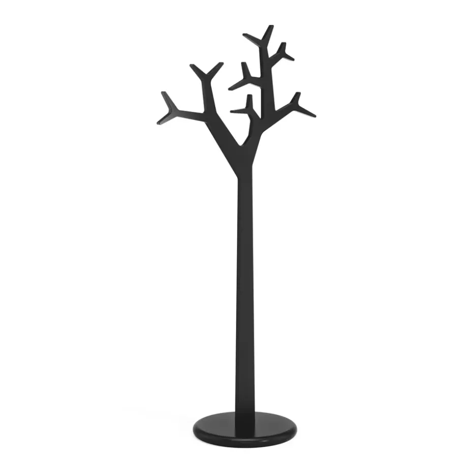 Porte-manteau Tree 194 cm, Noir