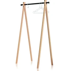Porte-vêtements Dress-Up 90, naturel-noir