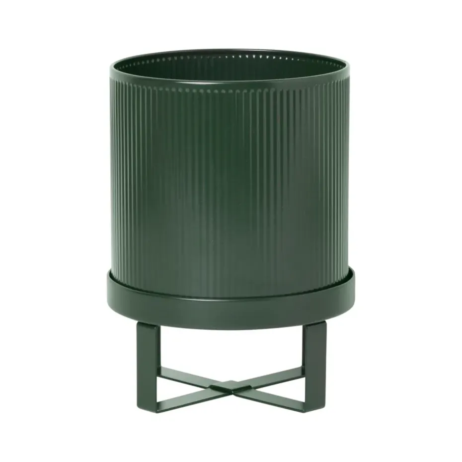 Pot de fleur Bau petit Ø18 cm, Vert foncé
