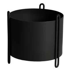 Pot de fleur Pidestall small Ø15 cm, Noir
