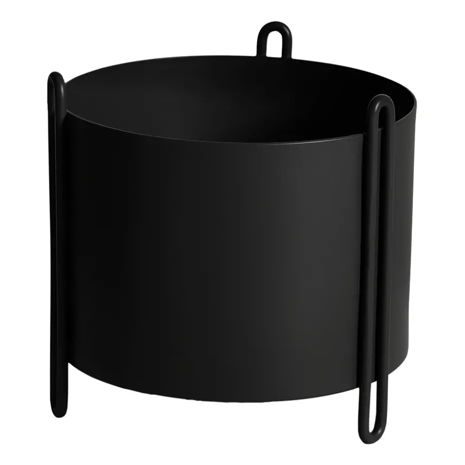 Pot de fleur Pidestall small Ø15 cm, Noir