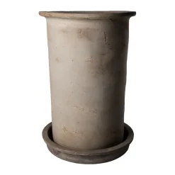 Pot en terre cuite Ernst avec soucoupe, Ø25x35 cm