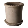 Pot en terre cuite Ernst avec soucoupe, Ø20x20 cm