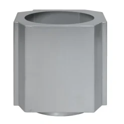 Pot Funki M 40 cm, Aluminium brossé