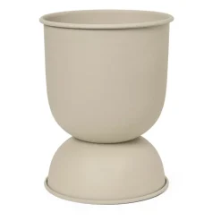 Pot Hourglass extra small Ø21 cm, Cashmere