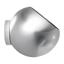 Pot mural Globe Ø17 cm, Argent