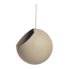 Pot suspendu GLOBE Ø17 cm h28 cm, Taupe