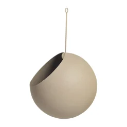 Pot suspendu GLOBE Ø17 cm h28 cm, Taupe
