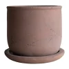 Pot Terra, Brown, Ø18x18 cm
