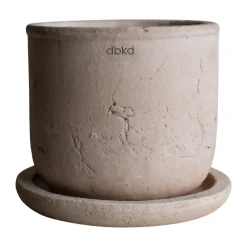 Pot Terra, Sand, Ø16x16 cm