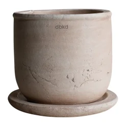 Pot Terra, Sand, Ø18x18 cm