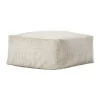 Pouf assise Kid's Base 85x85x34 cm, Blanc naturel