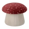 Pouf Lue Ø37x30 cm, Rouge