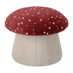 Pouf Lue Ø37x30 cm, Rouge