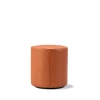 Pouf Mono, Cuir Omni 307 cognac-Ø39 cm