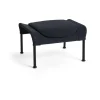 Pouf O2 Ottoman, Soft black acier noirci