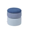 Pouf Pond 42 cm, Teintes bleutées