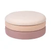 Pouf Pond 30 cm, Teintes roses