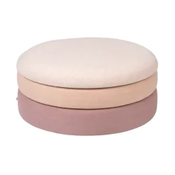 Pouf Pond 30 cm, Teintes roses