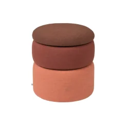 Pouf Pond 42 cm, Teintes rouillées