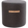 Pouf Shepherd Sara 40 cm, noir