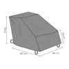 Protection de meuble Brafab fauteuil, Noir 80 cm