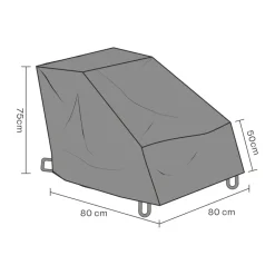 Protection de meuble Brafab fauteuil, Noir 80 cm